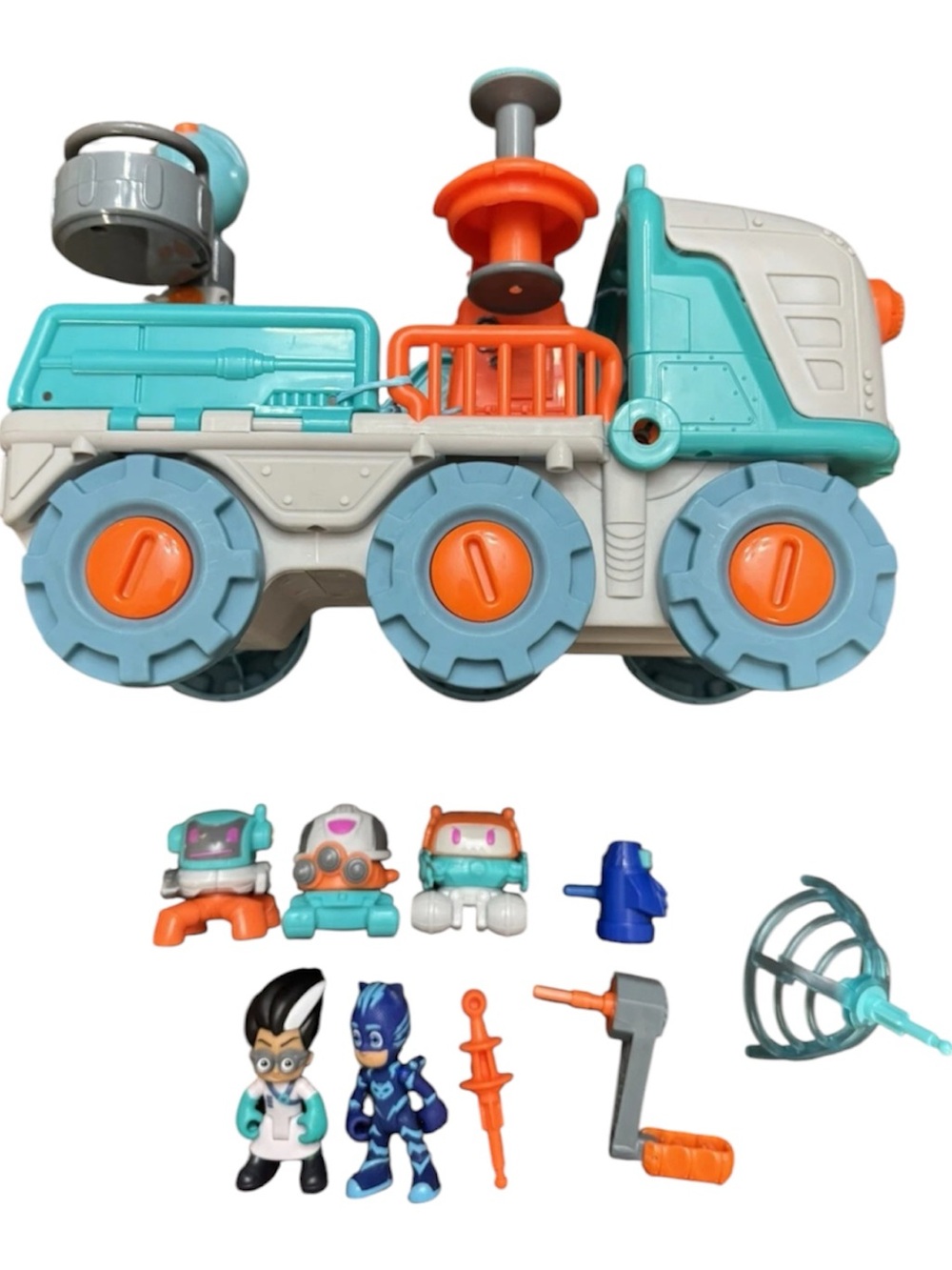 PJ Masks Romeo Bot Builder Vehicle Playset with Lights and Sounds new